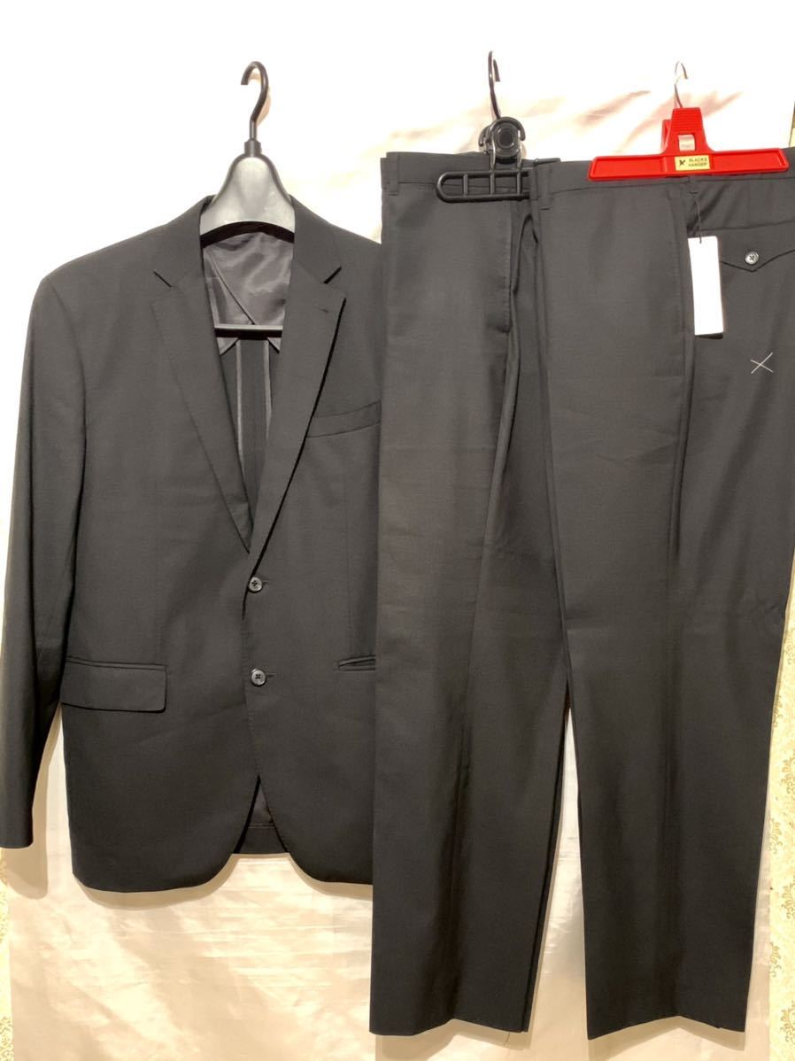 人気セール，高品質 . 大き目2XL相当 パンツ２本付き ザ.スーツカンパニー 2Bスーツ 定番の黒の無地 冠婚葬祭にも対応(XLサイズ以上)｜売買されたオークション情報、yahooの商品情報をアーカイブ公開 - オークファ XLサイズ以上