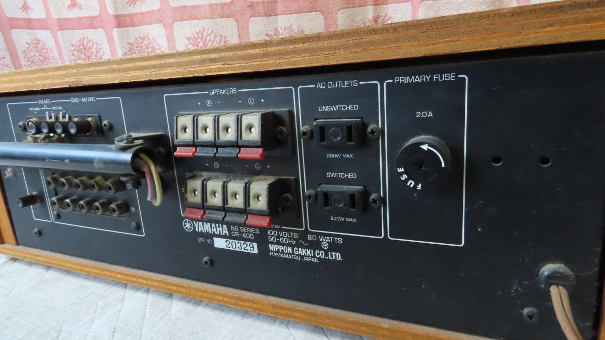 YAMAHA CR-400 ステレオレシーバー ヤマハ Natural Yahoo!オークション