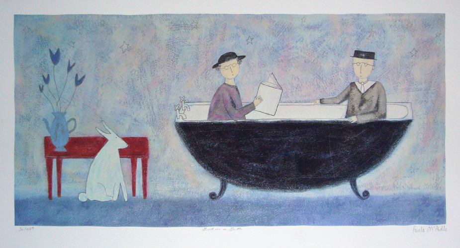 ポーラ・マッカードル （Paula McArdle）“Book in a Bath” オリジナル