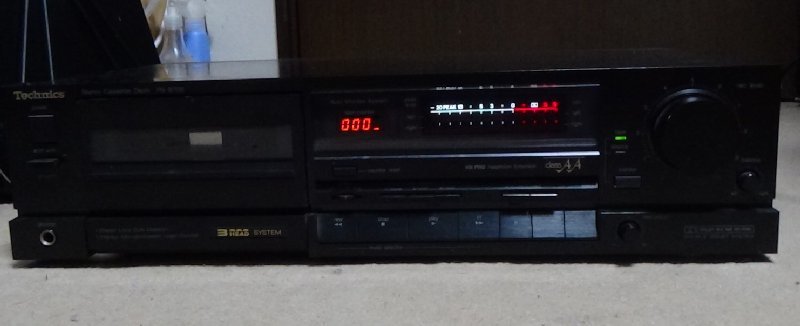 Technics 3ヘッドカセットデッキ RS-B705(動作品） カセットデッキ
