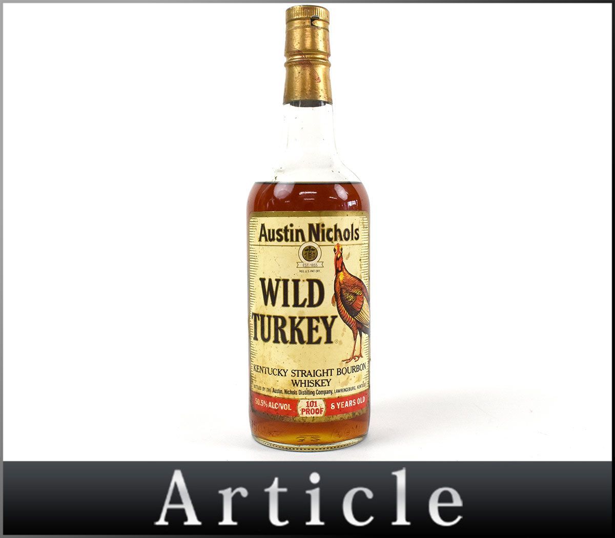 ワイルドターキー 8年 - 1000ml Yahoo!オークション バカラ 特級 古酒 