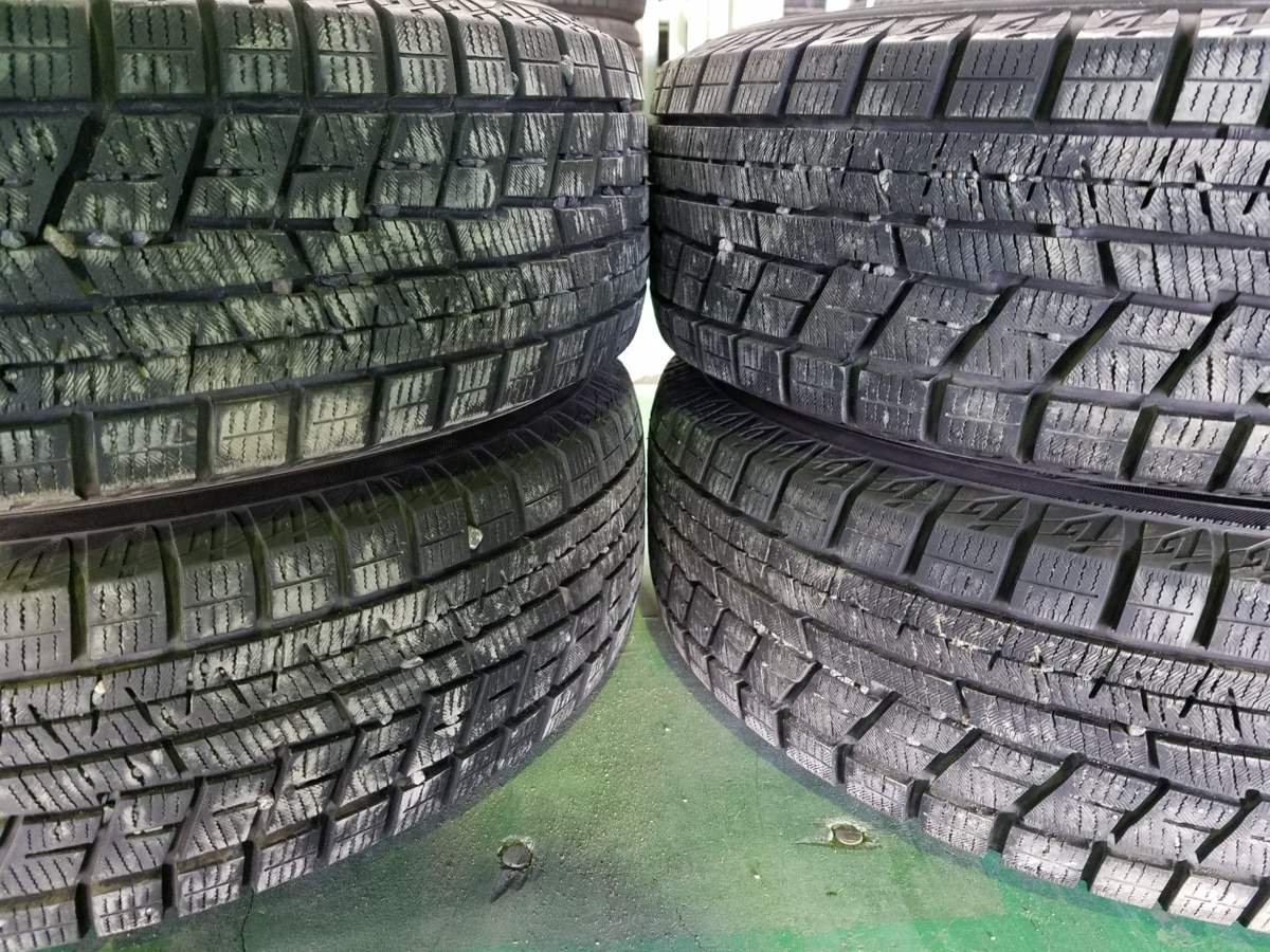 【バリ山】YOKOHAMA iceGUARD iG60 175/70R13 82Q 2019年製 スタッドレスタイヤ 4本 [Y/03-0412-S-0]