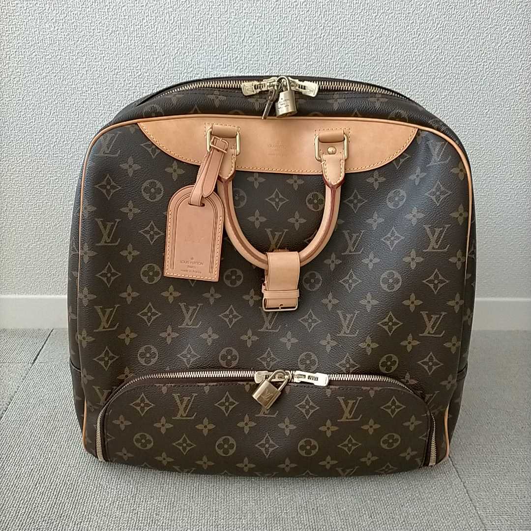 本物保証，低価 ルイヴィトン LOUISVUITTON エヴァジオン ゴルフバッグ ボストンバッグ モノグラム M41443 イニシャルタグ付き(ボストンバッグ)｜売買されたオークション情報、yahooの商品情報をアーカイブ公開 - かばん、バッグ