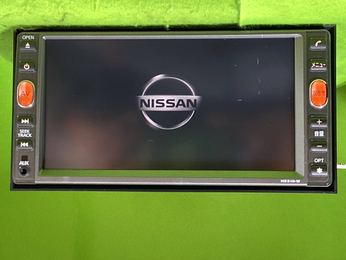 日産 純正ナビ 型式 HS310D-W SANYO DVD再生 Bluetooth テレビ