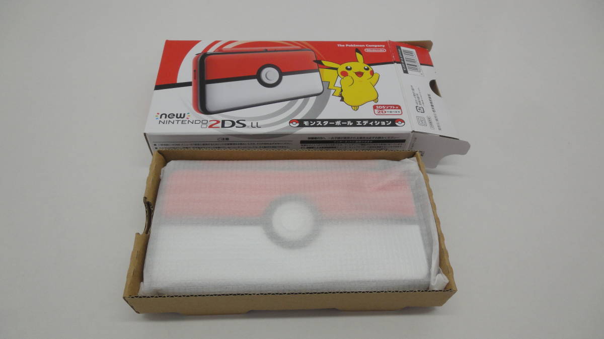 New ニンテンドー2DSLL　モンスターボールエディション　【動作確認済み】