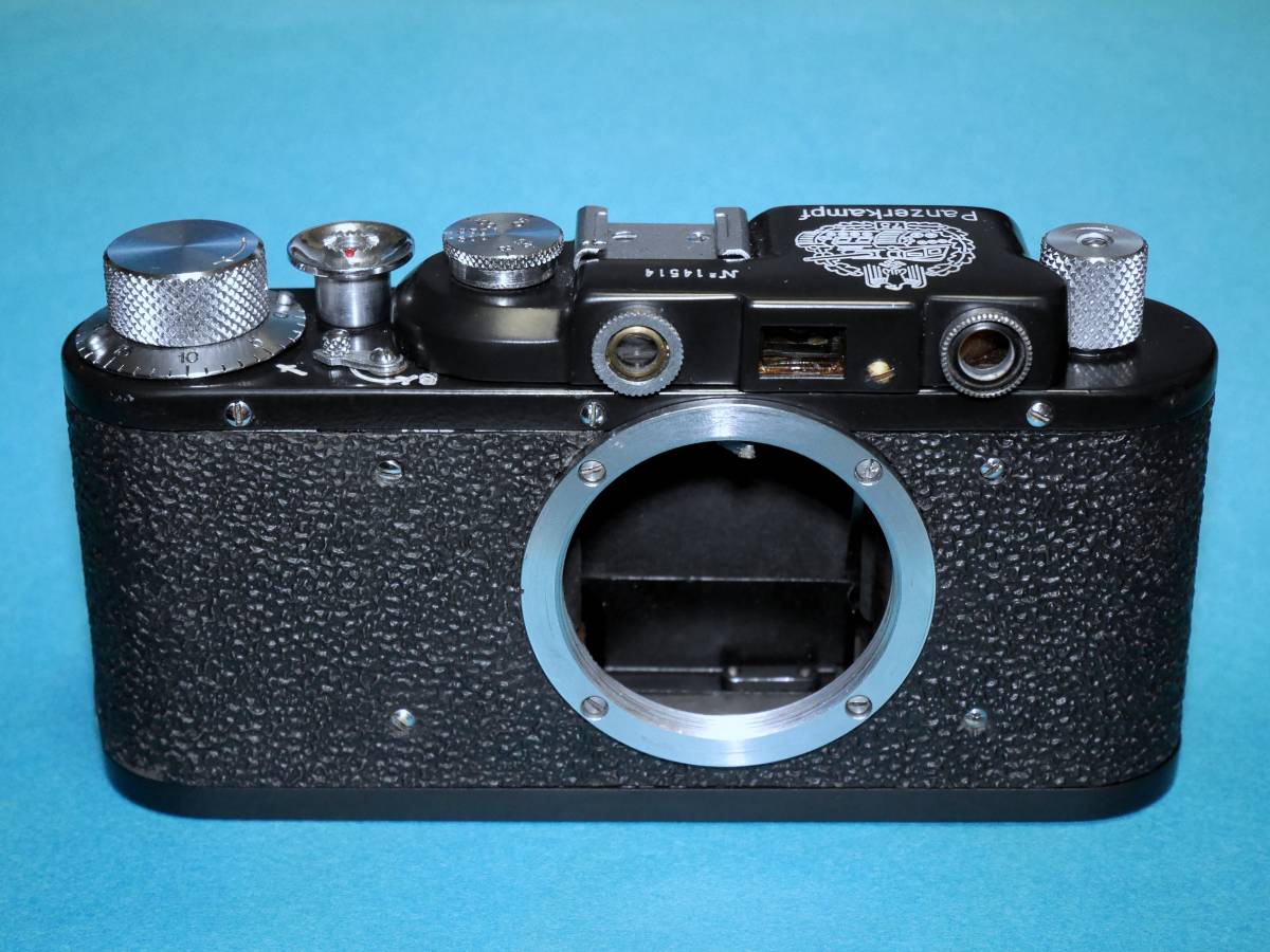 バルナックライカ DII (ボディのみ) フェイク ライカ Leica バルナック II 型 Panzerkampf ブラック ボディ