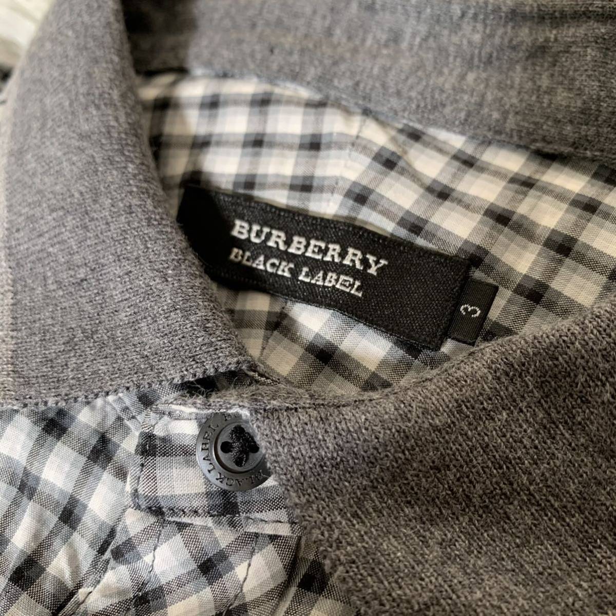 BURBERRY BLACK LABEL バーバリーブラックレーベル チェックシャツ