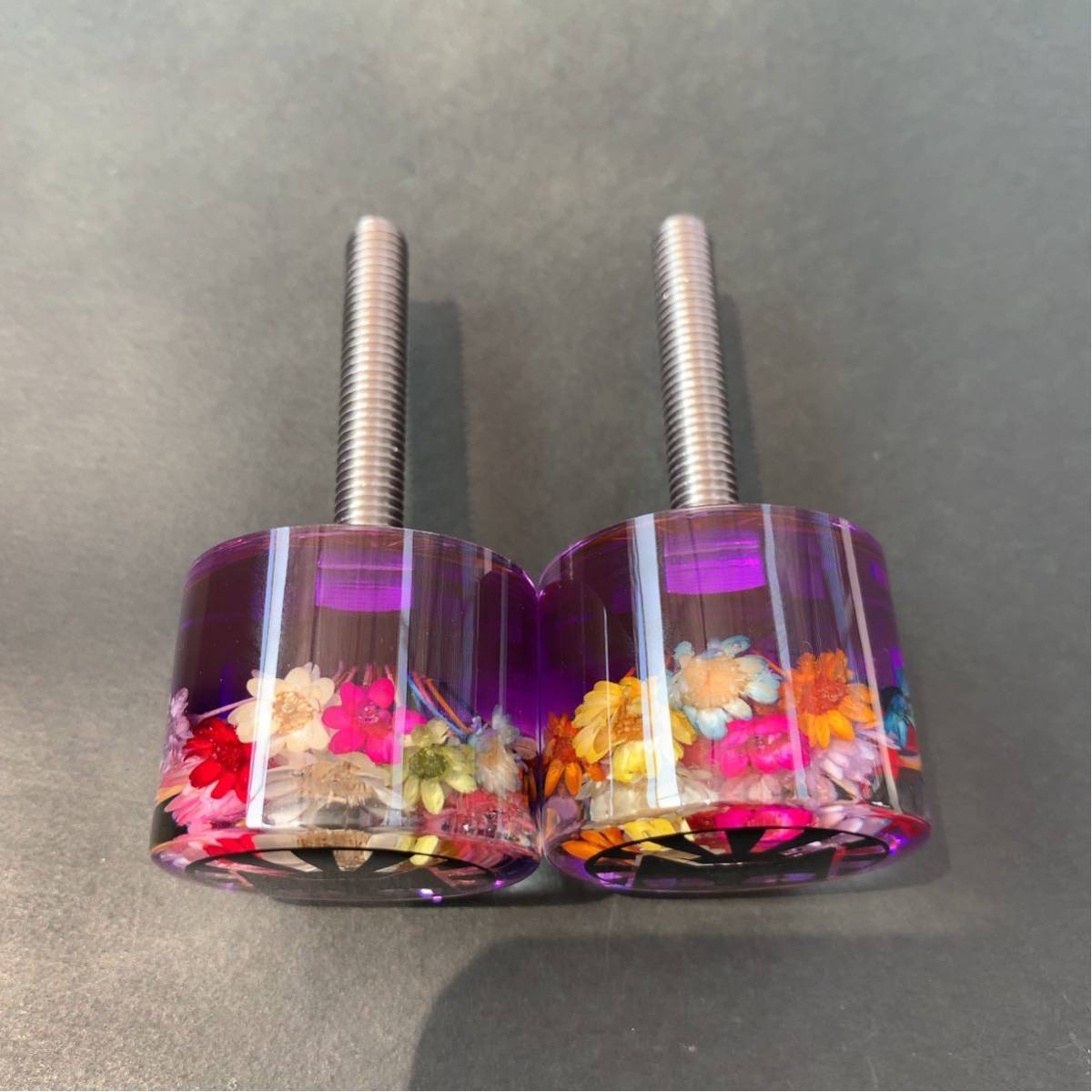 水中花 ハンドルスピンナー ハンドル | 昭和レトロ 鏡面 水中花 日章 