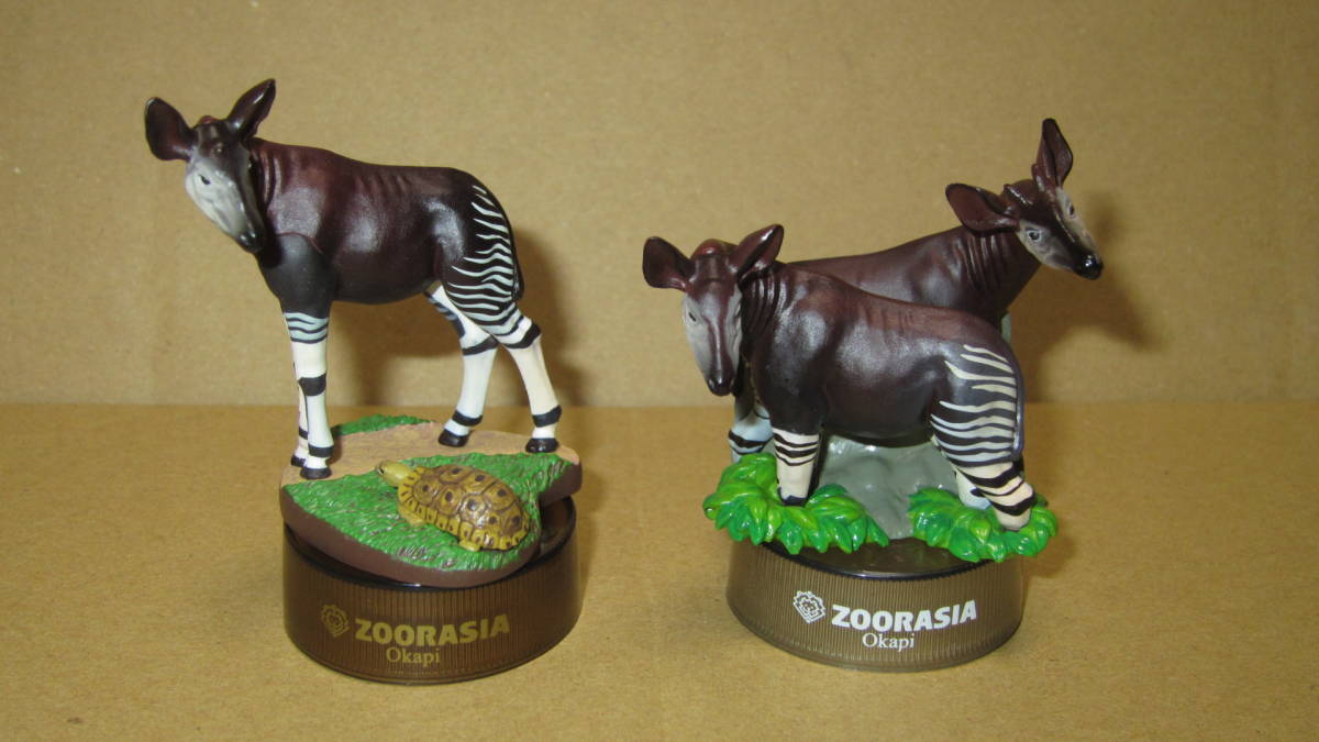 ズーラシアランチ：海洋堂フィギュアコレクション⁄オカピ 全10種◇海洋