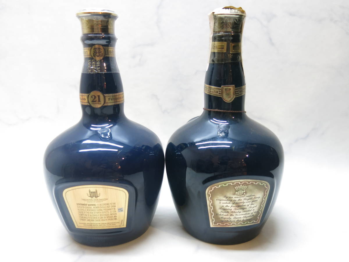 ☆1173【古酒】ロイヤルサルート 21年 ROYAL SALUTE 21YEARS OLD 青 