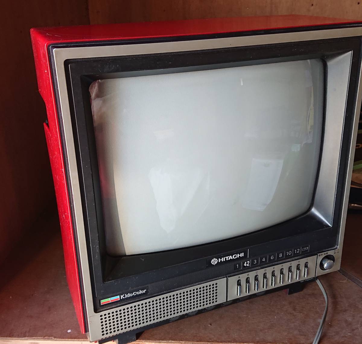 【レア中古】C26-988E日立カラーテレビ　TP-410日立リモコン説明書一式 日立カラーテレビC14-410 綺麗です！ C14-410 カラーテレビ 即決価格