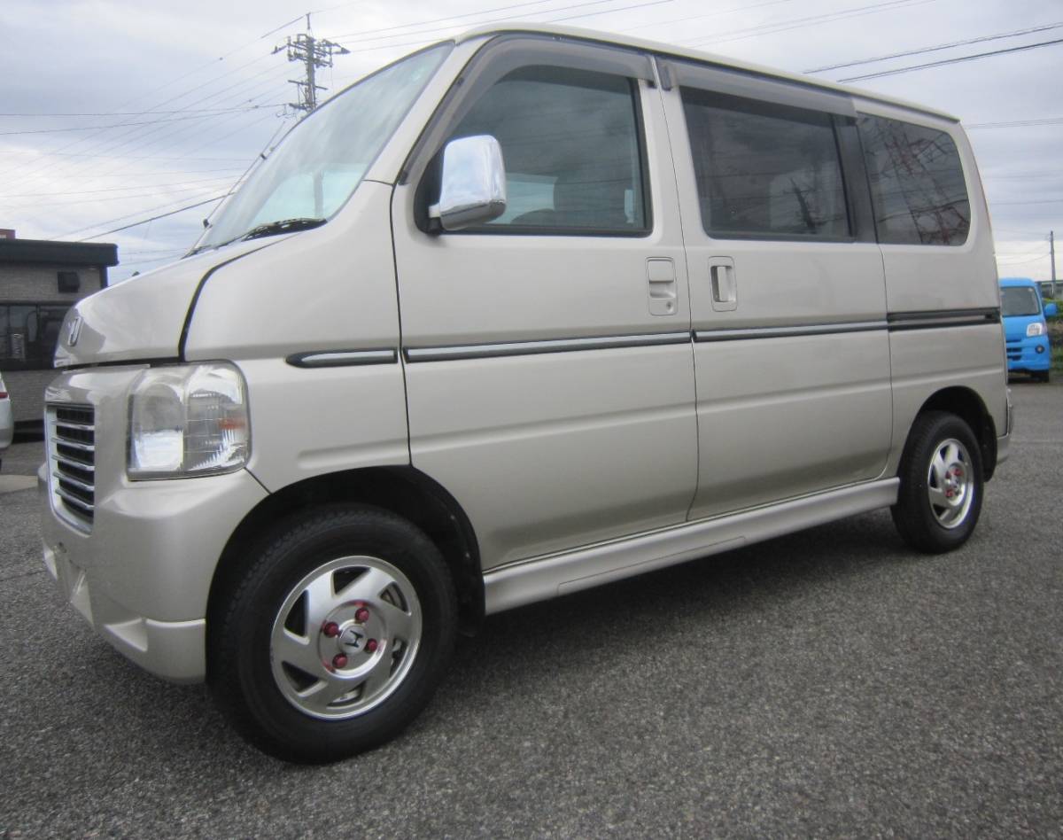 車検満タン!ホンダ バモス 4WD タイプL スライドドア 64,221km