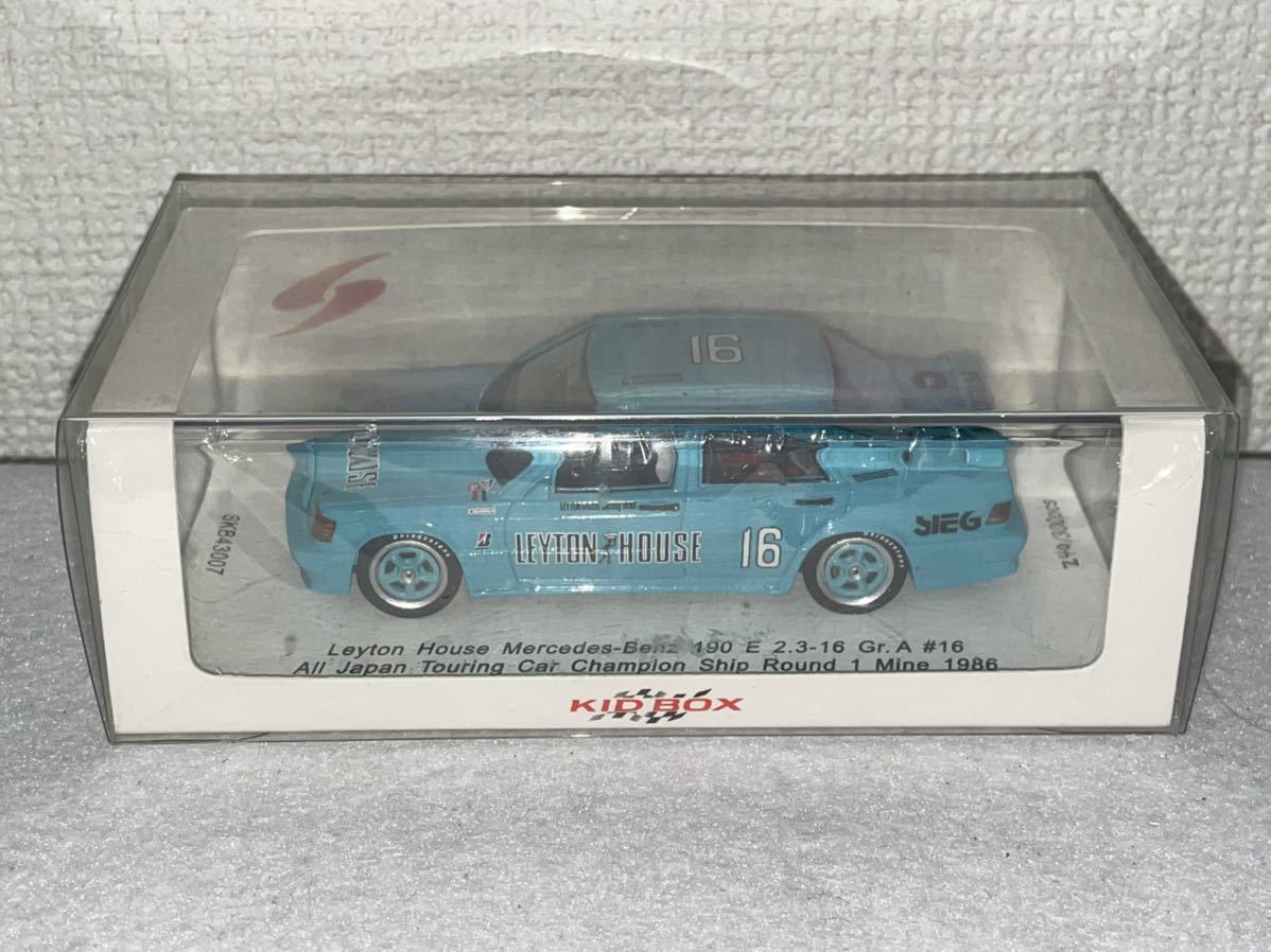 【正規品，限定SALE】スパーク キッドボックス Spark KID BOX 1/43 レイトンハウス メルセデスベンツ Leyton House Mercedes 190E 2.3-16 Gr.A#16 1986 SKB43007(レーシングカー)｜売買されたオークション情報、yahooの商品情報をアーカ レーシングカー