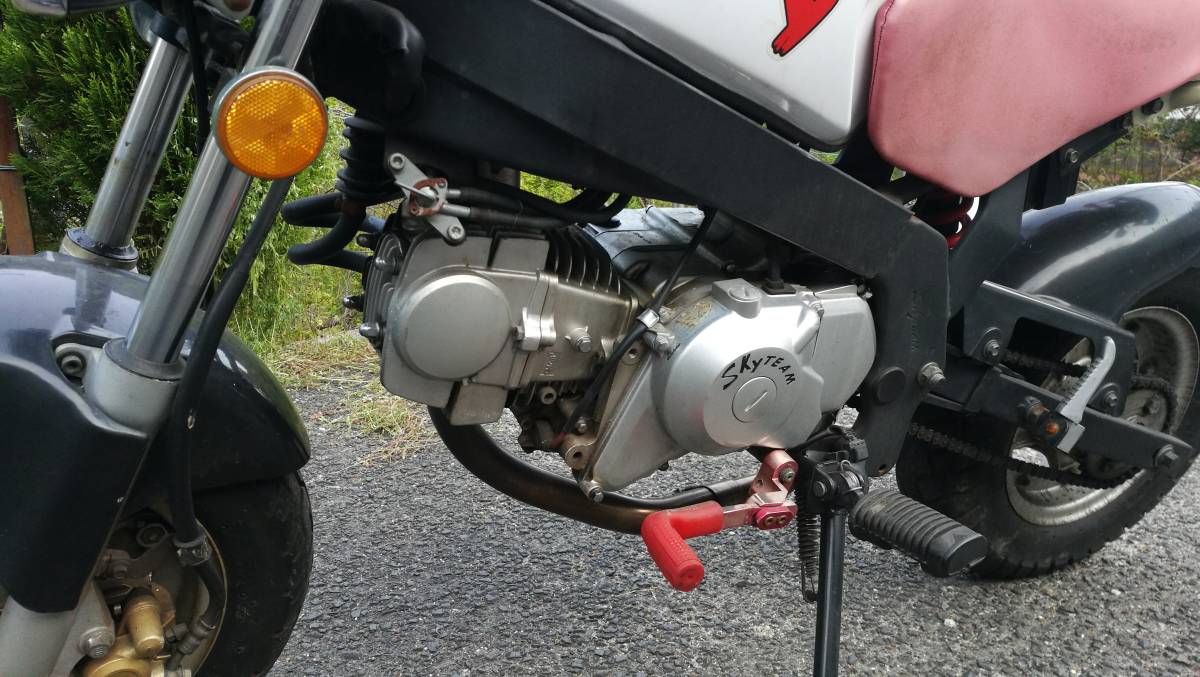 中華モンキー 125cc キットバイク ジャンク品 エンジンかかります 車体