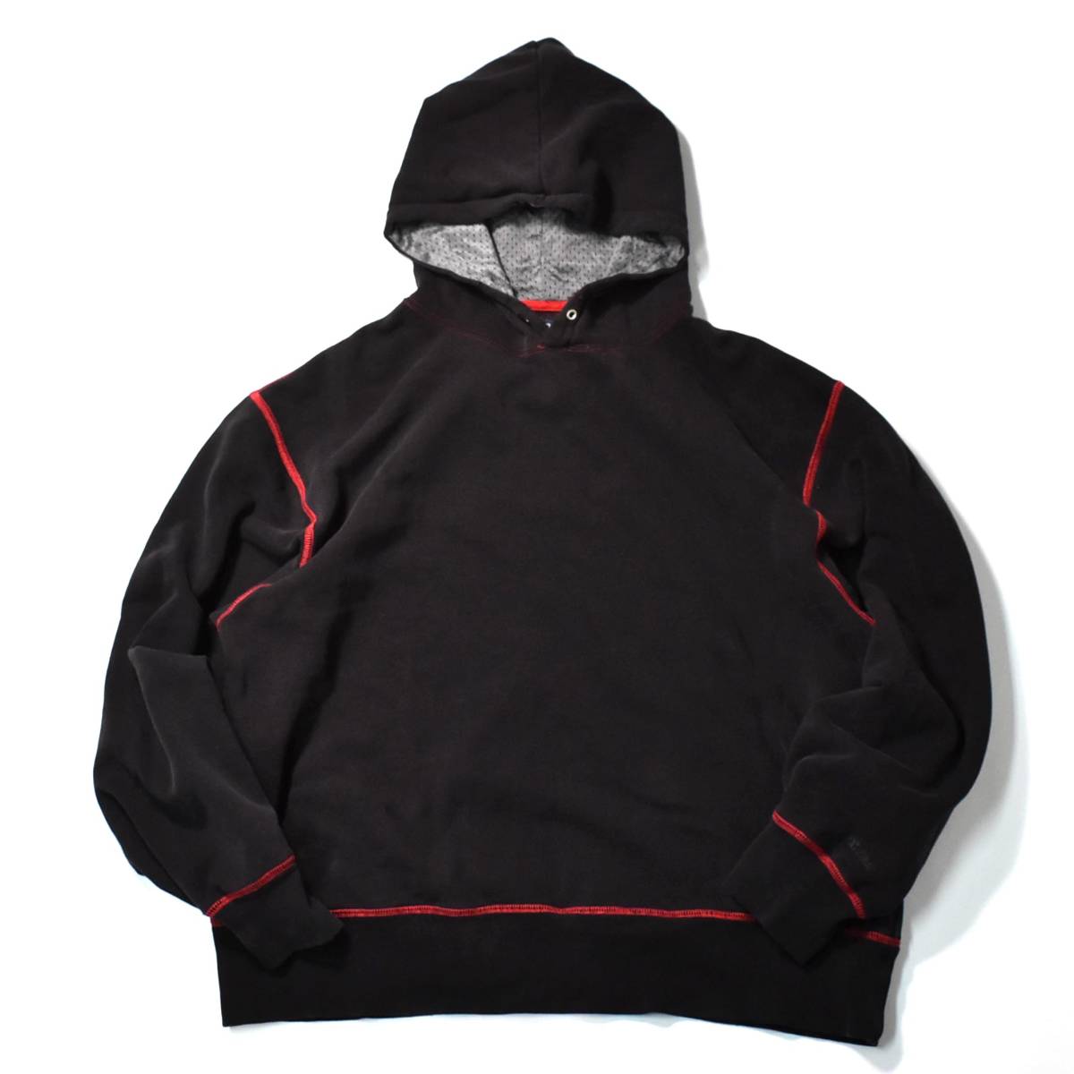 L] 雰囲気◎ 90s GAP スウェット パーカ オーバーダイ ブラック 黒染め 