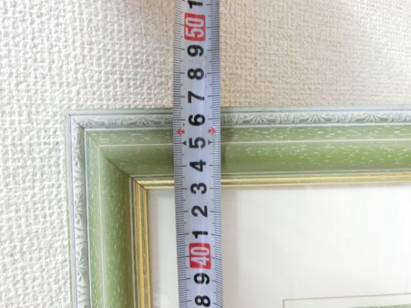 豊2063E/1C〇安野光雅 リトグラフ 「ニア・ソーリー村（ビアトリクス・ポターゆかりの地）」イギリス 206/250 直筆サイン入り 中古品〇_9