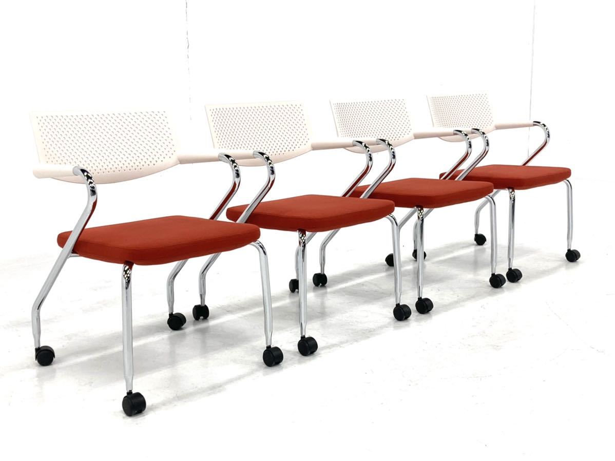 vitra/ヴィトラ ビザロール2 スタッキングチェア 4脚セット オフィス