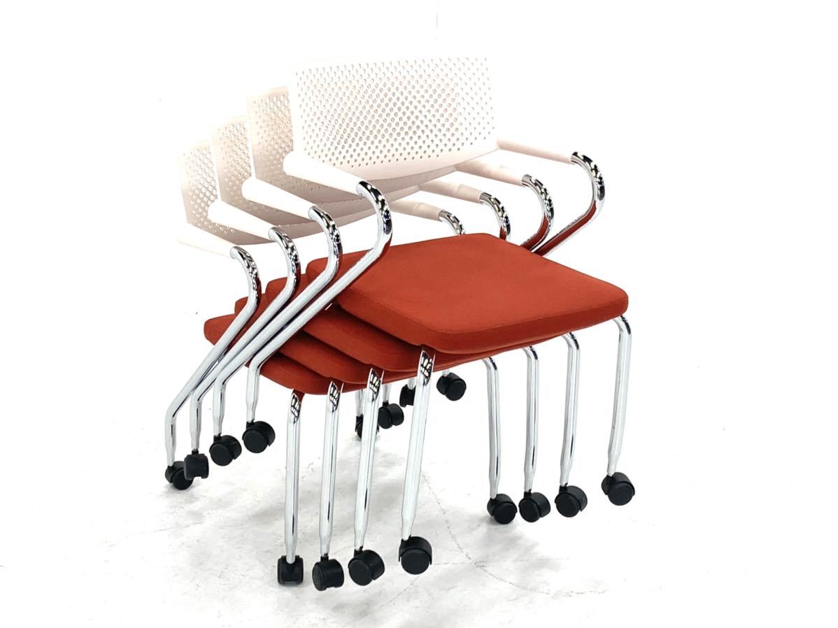 vitra/ヴィトラ ビザロール2 スタッキングチェア 4脚セット オフィス