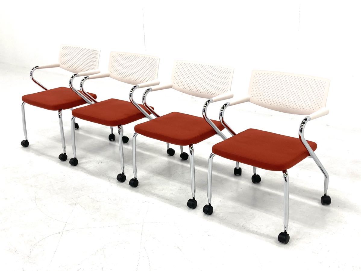 GMFK21A○Vitra / ヴィトラ ビザロール2 スタッキングチェア 椅 vitra/ヴィトラ ビザロール2 スタッキングチェア 4脚セット オフィス