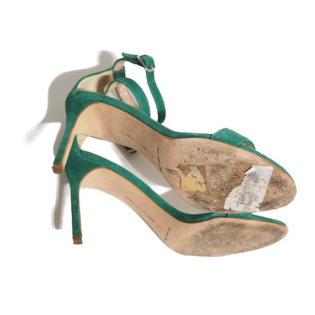 J1394R51 ▽MANOLO BLAHNIK マノロブラニク▽ CHAOS 90 スエード