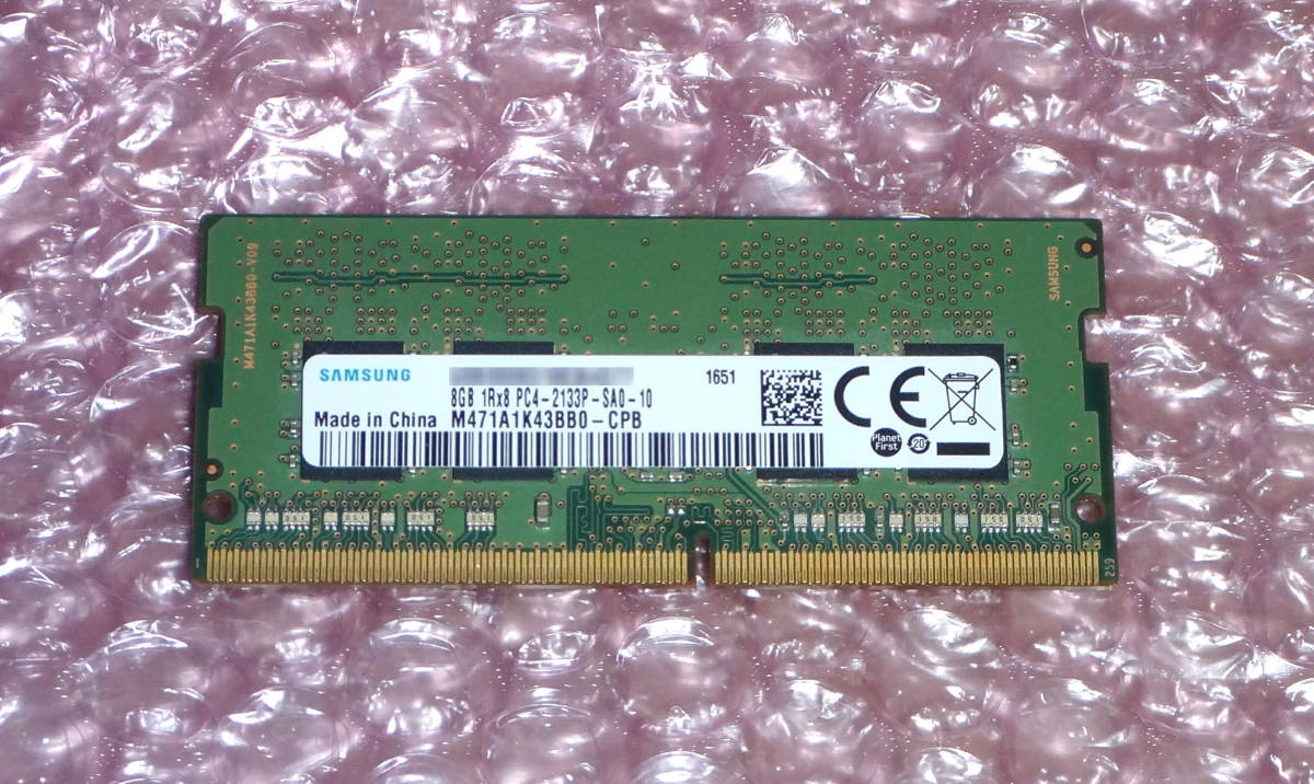 カ*ン様 SAMSUNG DDR4 16G×4個　合計64G 動作確認　デスクト Samsung DDR4 PC4-17000 8GB SO-DIMM 2133MHz 260pin サムスン 8gbの
