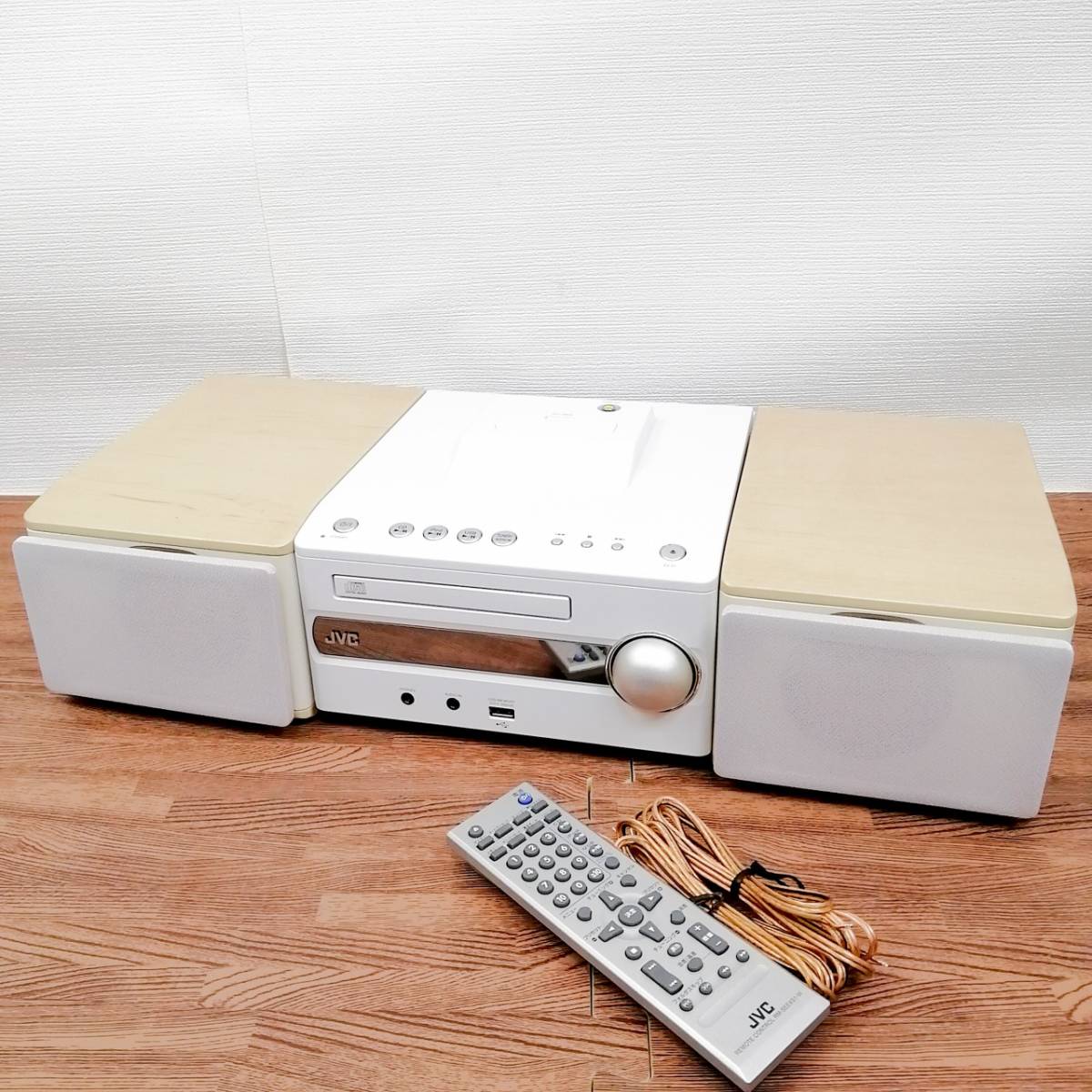 □【美品 消費税込】VICTOR EX-A300 ウッドコーン オーディオ システム