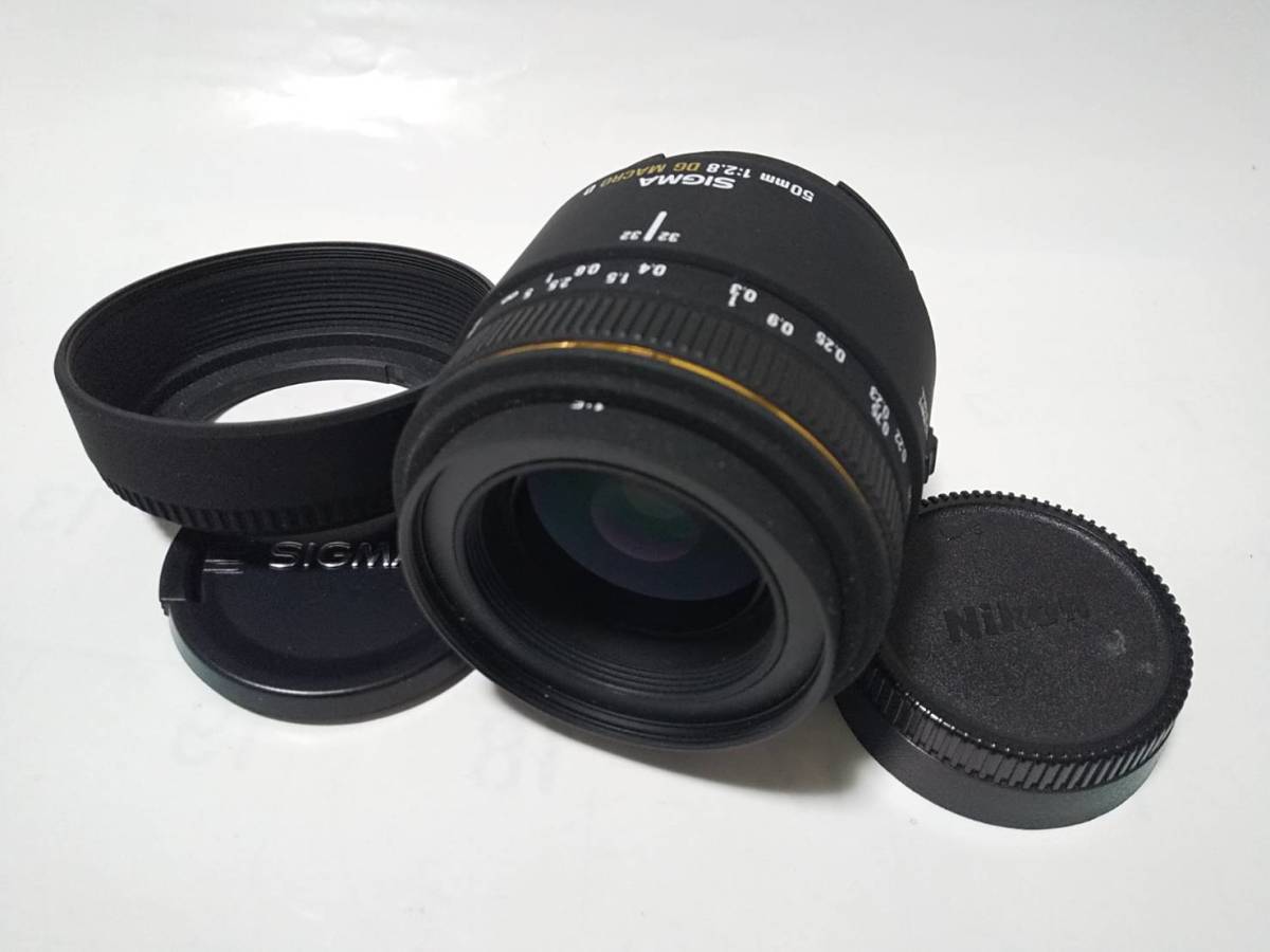 ☆ほぼ新品級☆シグマ SIGMA 50mm F2.8 EX DG MACRO D ニコン用 #3149