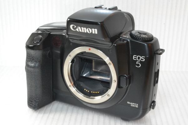 Canon EOS 5 QUARTZ DATE 本体＋グリップ VG 10 ☆実用品☆CANON キヤノン EOS 5 QUARTZ DATE ボディ☆#5106 ☆実用
