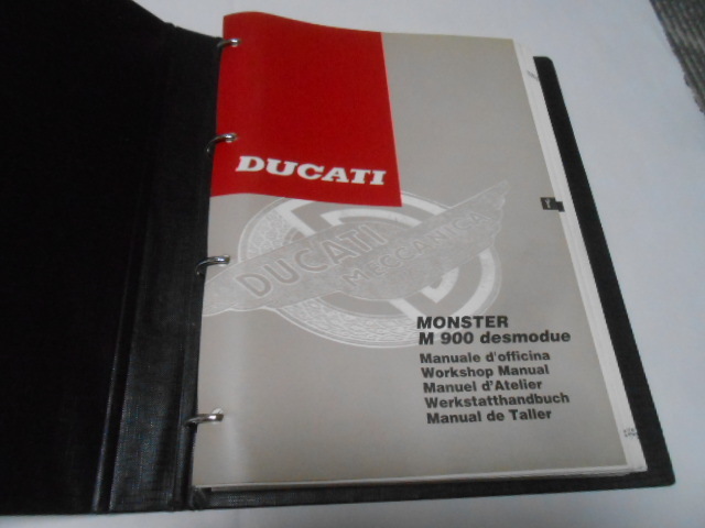 DUCATI M900 サービスマニュアル ドゥカティ モンスター900 伊・英語 他