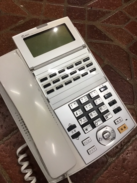 N▽【現状品】NTT　18ボタンスター標準電話機　NX-(18)STEL-(1)(W)　4台セット_2