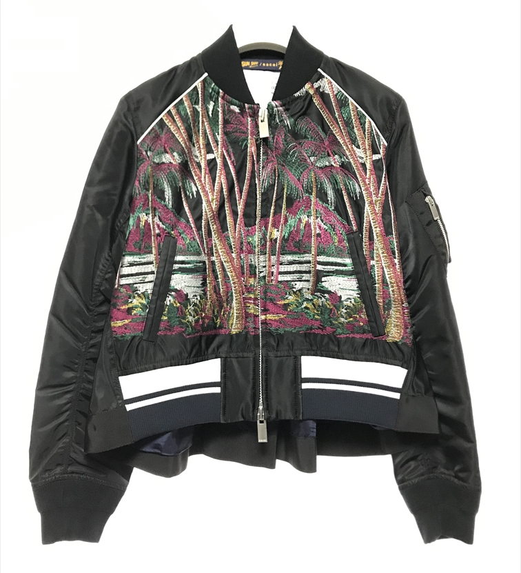 SACAI 20SS SUN SURF MA-1 黒 1 新品 定価115500円 サカイ サンサーフ 