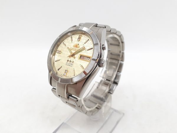 T840-S3-6866 稼働 ORIENT オリエント 469PA2-70 クリーム文字盤 