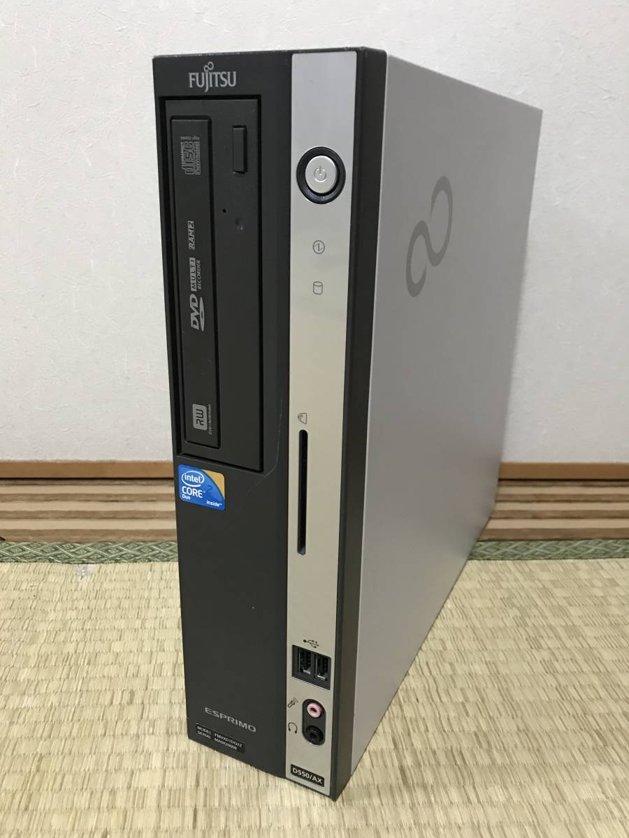 office 2019 富士通 ESPRIMO D550/AX Windows 10 HDD:1000GB メモリ：４GB