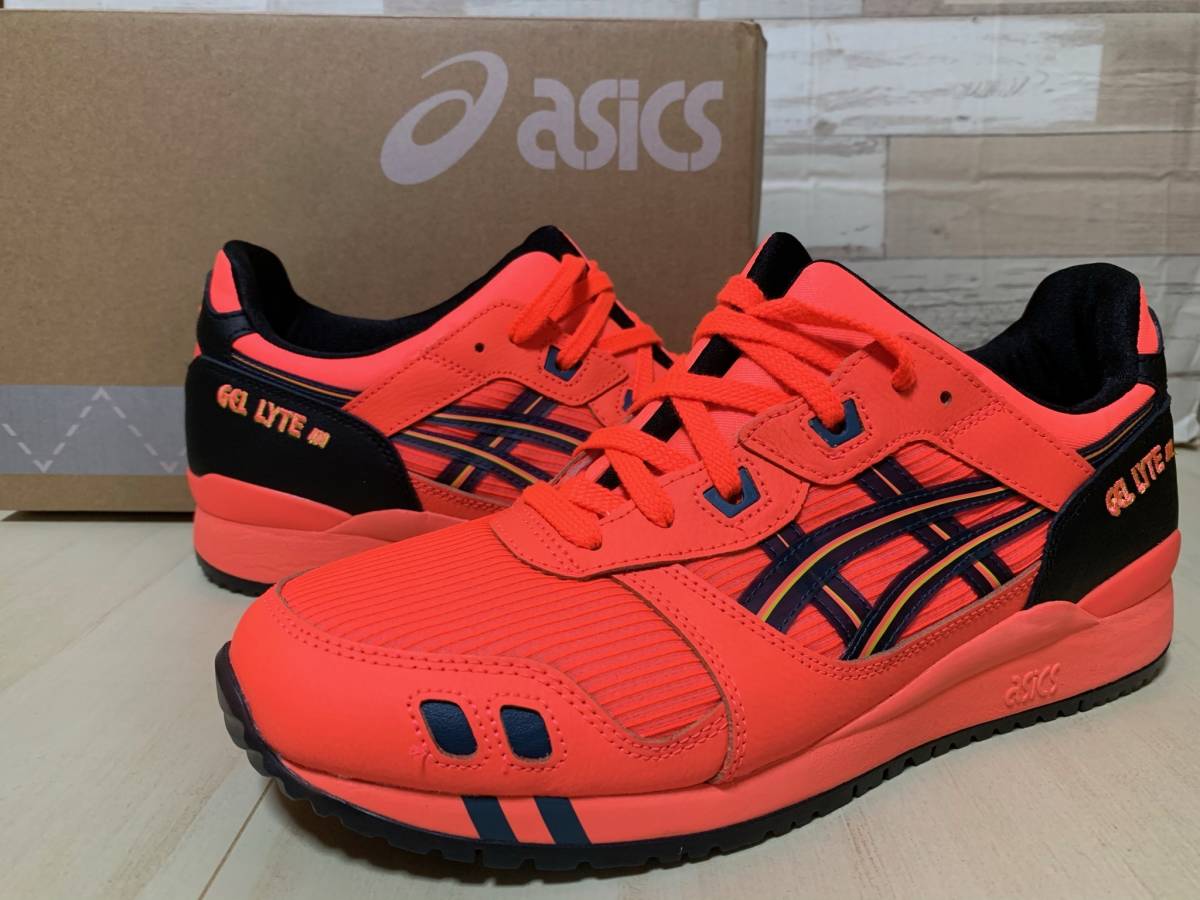 送料無料，定番人気 DS 21年製 ASICS GEL-LYTE III OG アシックス ゲルライト 蛍光 オレンジ 1201A052 US10 28.0cm ランニング カジュアル(28.0cm)｜売買されたオークション情報、yahooの商品情報をアーカイブ公開 - オークファン 28.0cm
