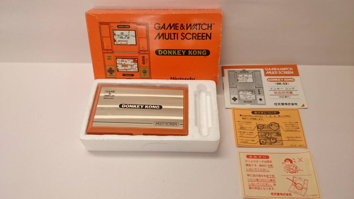 任天堂 ゲーム＆ウォッチ ドンキーコング DK-52 箱 取扱説明書 付属 