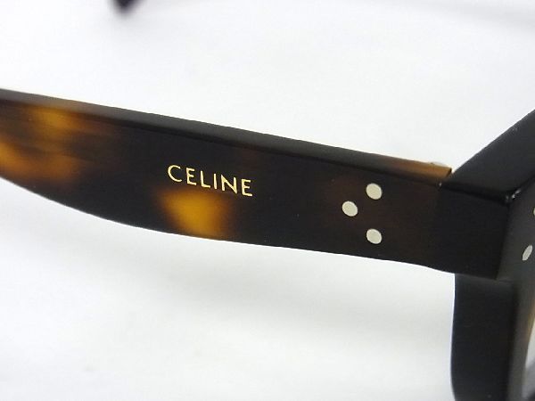 1円 □極美品□ CELINE セリーヌ ロゴ CL50049J 052 47□24 145 D 