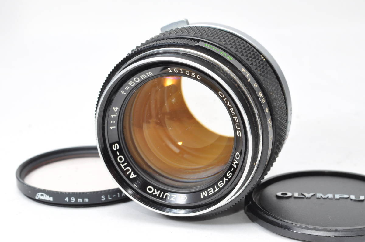 【美品】オリンパス Olympus G.zuiko Auto-s 40 1.4 難あり品 オリンパス OLYMPUS G.ZUIKO AUTO-S 50mm F1.4 【161050
