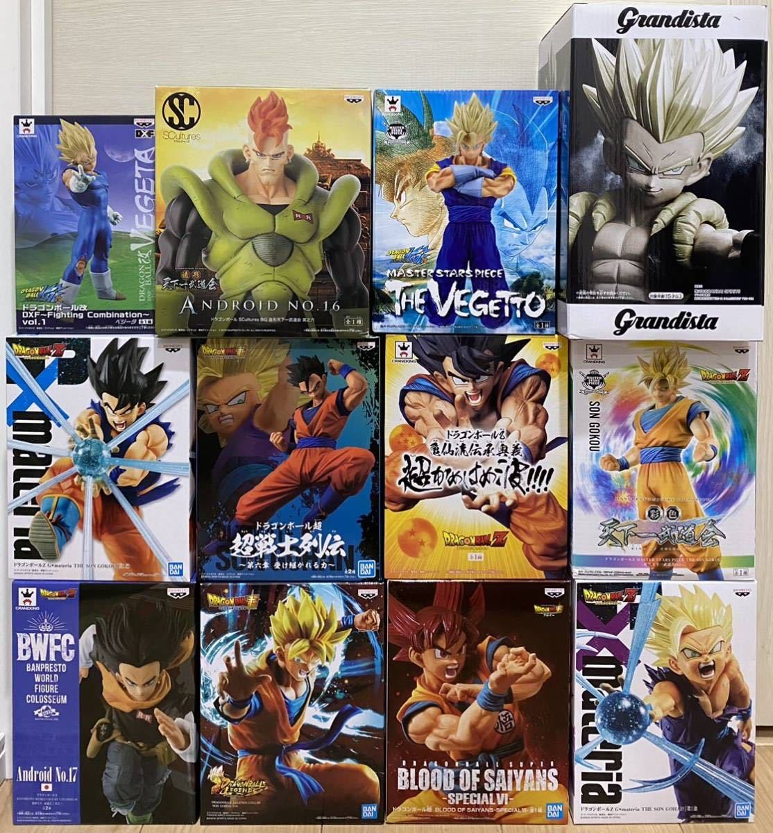 内袋 １２体セット ドラゴンボール フィギュア 造形天下一 Bwfc G Materia Msp Dxf 人造人間１６号 ベジット 悟空 ベジータ 悟飯 孫悟空 売買されたオークション情報 Yahooの商品情報をアーカイブ公開 オークファン Aucfan Com