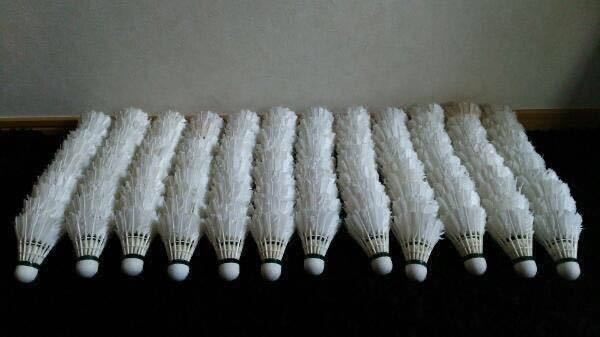 ニューオフィシャル YONEX 中古 バドミントンシャトル240個 シャトル