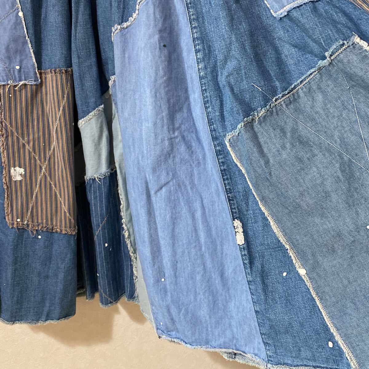 KAPITAL KOUNTRY BORO リメイク デニム スカート キャピタル 