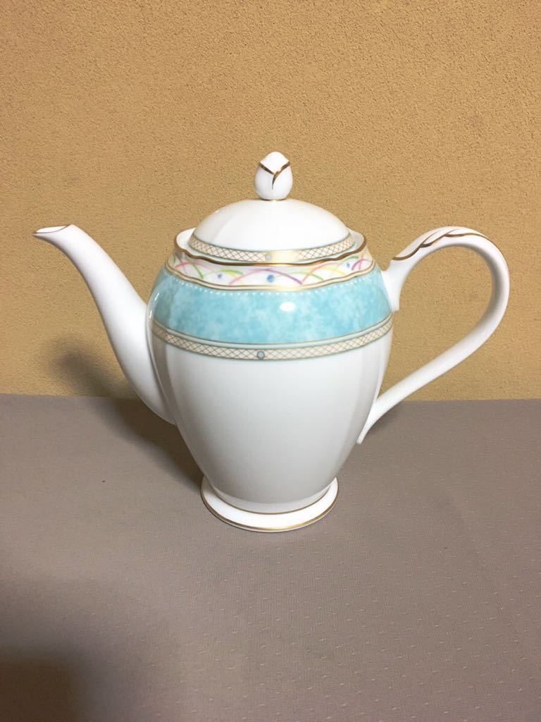 【未使用】 華麗句　ティーポット　ノリタケ　ハナレイク