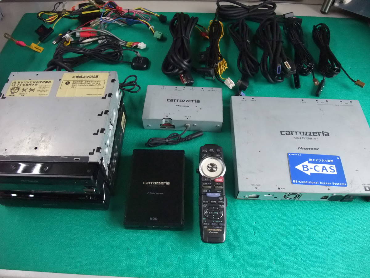 ♪♪即決・送料無料！ 地デジ付きモデル 1DIN×1DINインダッシュモニター＆HDDナビ AVIC-VH099G 2014年データ/オービス入り♪♪