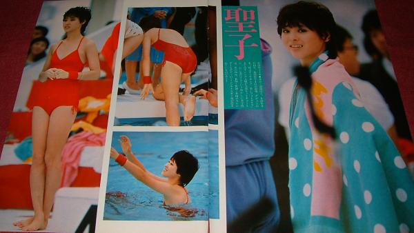 セクシー切り抜き】 柏原芳恵/河合奈保子/松田聖子 水着 K4(タレント