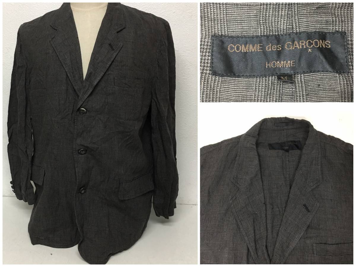 HY6/17 AD1996 COMME des GARCONS HOMME コムデギャルソン オム 麻100 
