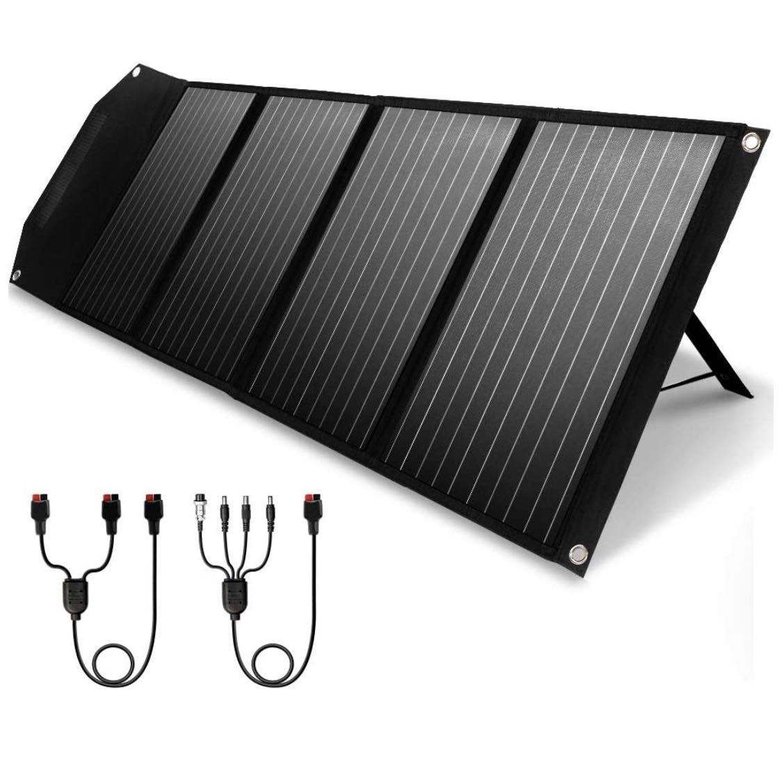 ソーラーパネル 100W rockpals ROCKPALS 60wの通販 : 折りたたみ式 