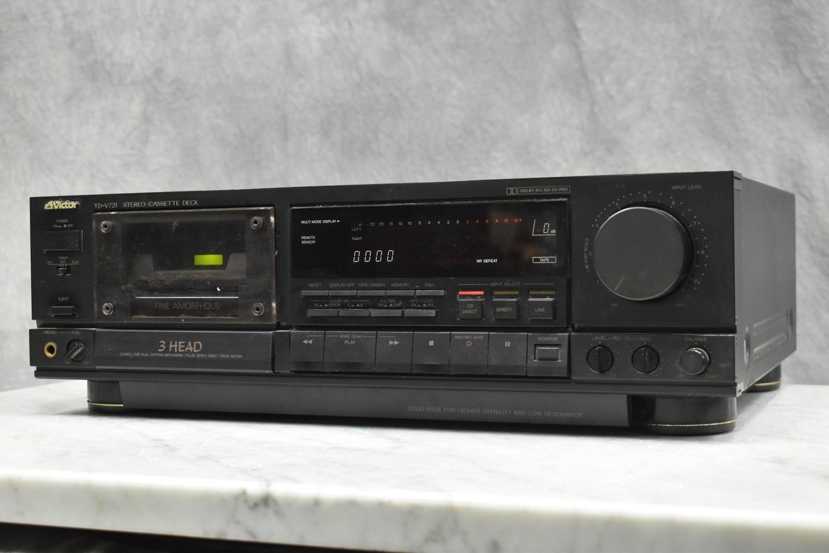 Victor ビクター TD-V721 カセットデッキ【ジャンク品】 TD-V721