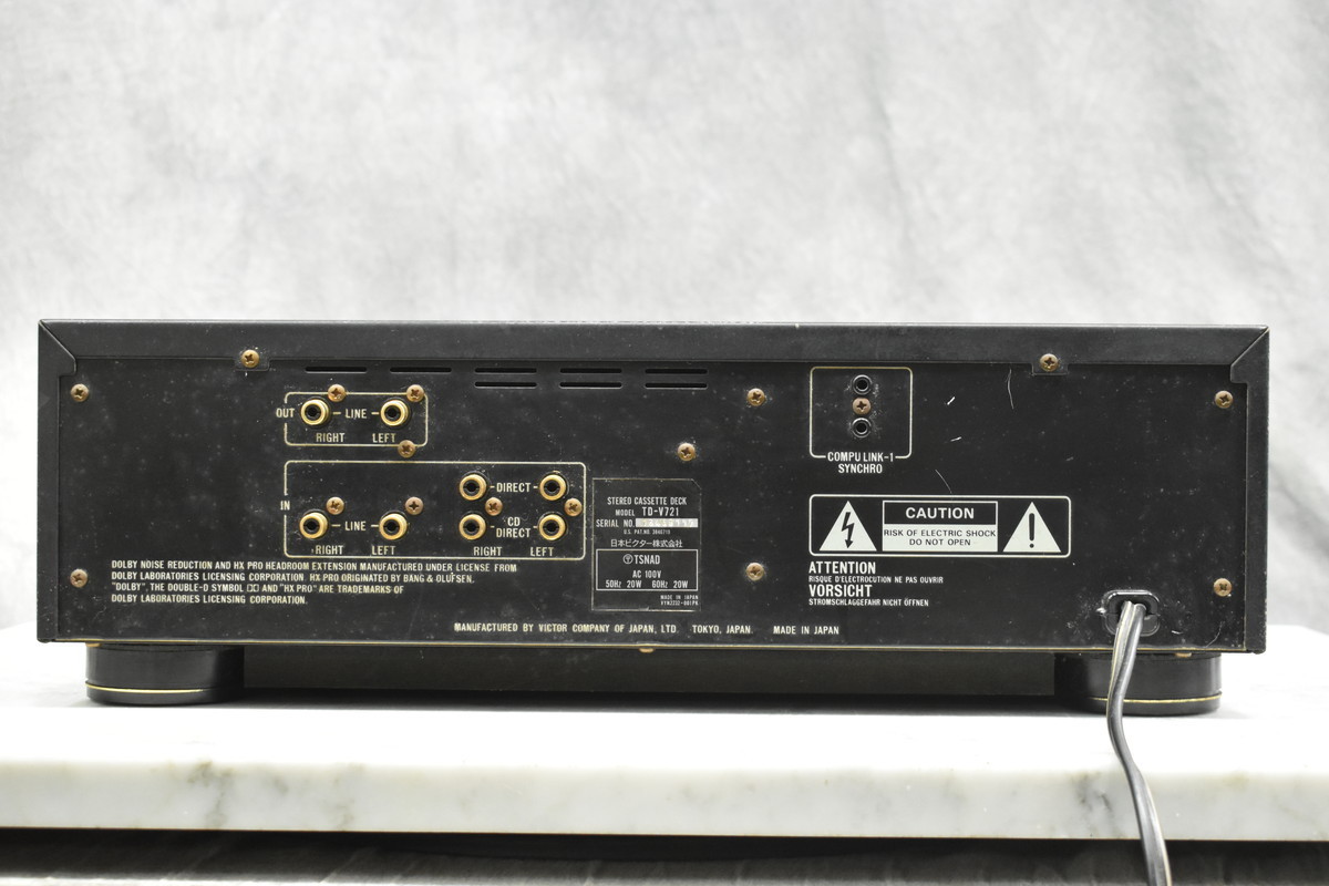 Victor ビクター TD-V721 カセットデッキ【ジャンク品】 TD-V721