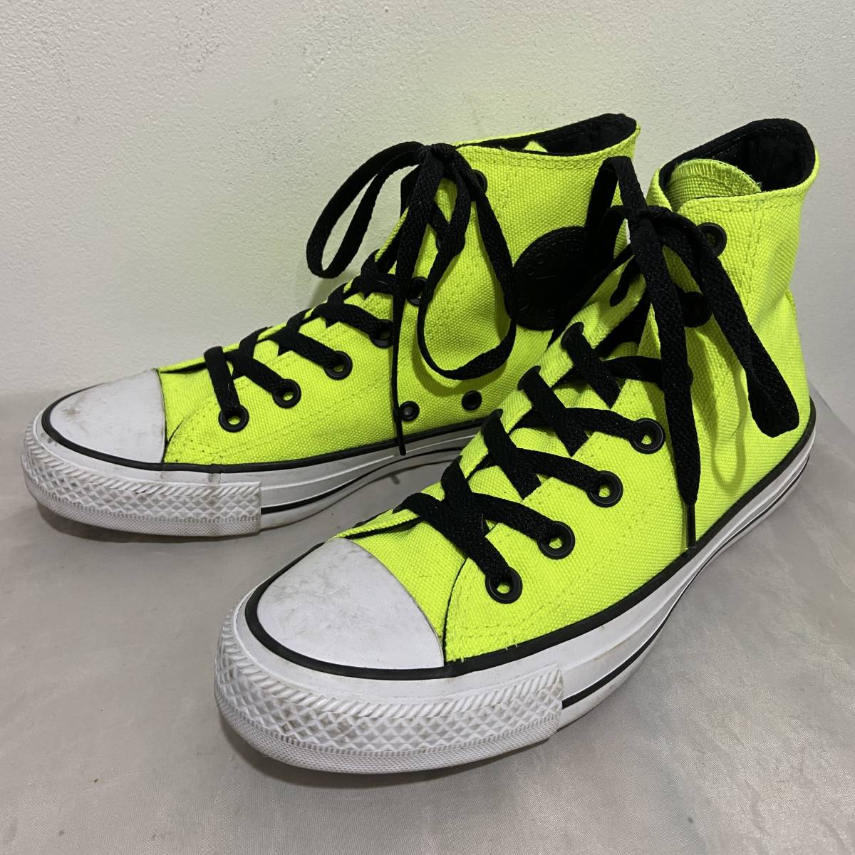 数量限定，送料無料 CONVERSE ネオンイエロー オールスターハイカット US7 ２４ｃｍ c21(24.0cm)｜売買されたオークション情報、yahooの商品情報をアーカイブ公開 - オークファン 24.0cm