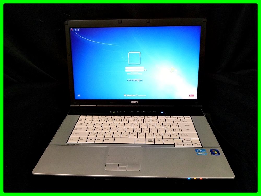 0323-41【テンキー搭載】富士通 LIFEBOOK i5/4GB □α テンキー付 富士通 LIFEBOOK E741/D Core i5 2.50GHz 4GB 320GB