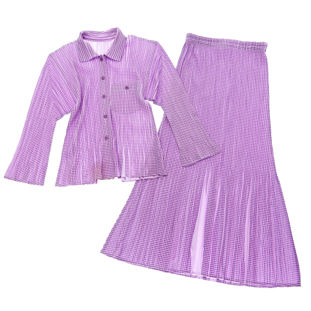 中古◇PLEATS PLEASE ISSEY MIYAKE プリーツプリーズ ギンガムチェック